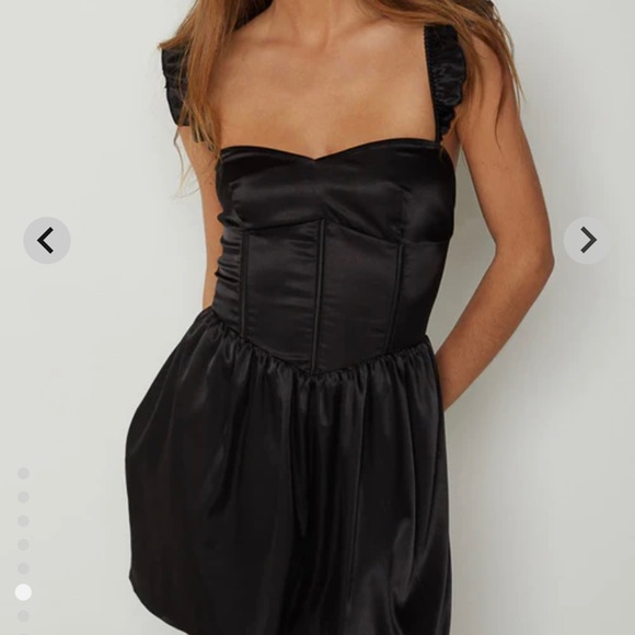 Beginning Boutique Black Corset Mini Dress - Picture 3 of 9